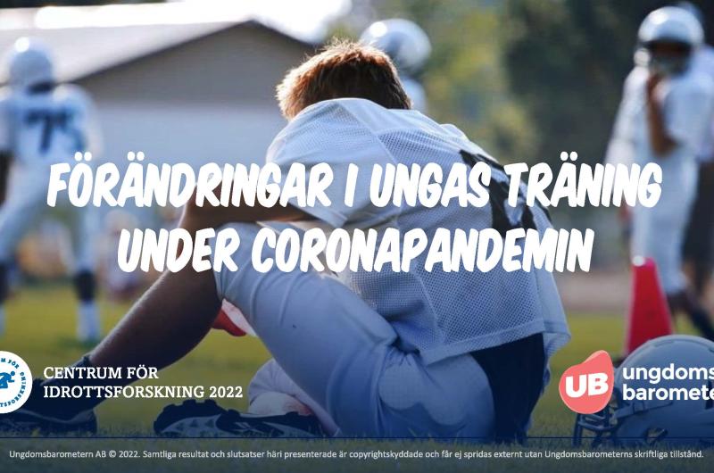 Förändringar i ungas träning under coronapandemin