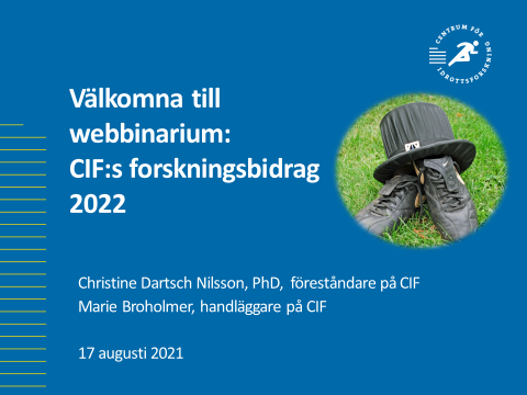 Välkomsttext webbinarium 2021
